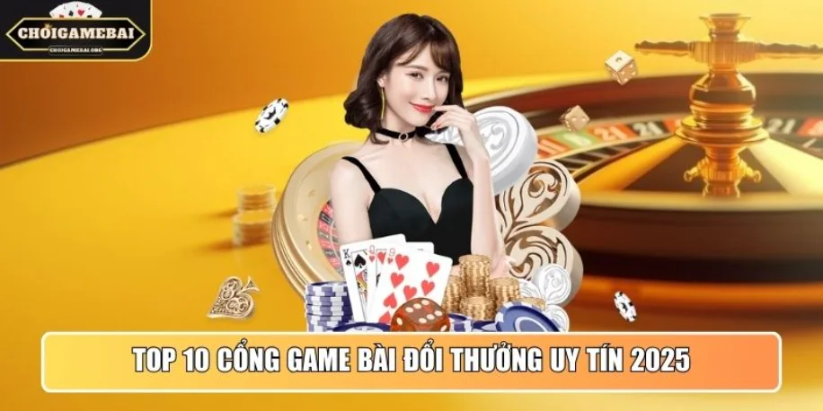 Top 10 cổng game đánh bài đổi thưởng trực tuyến uy tín 2026
